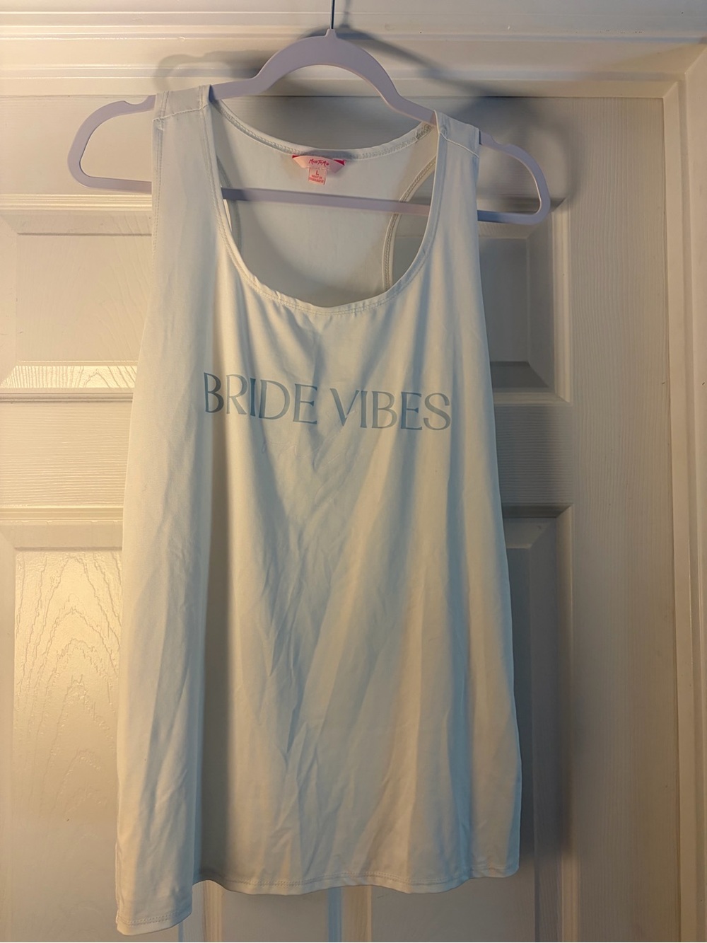 Bride Vibes White Bridal Tank - Soft Bridal Lounge Top